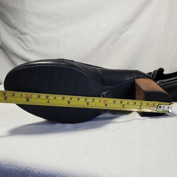 Rockport Adiprene Buckled Black Leather Loafer Block Heel Size US 6.5 - Picture 15 of 15